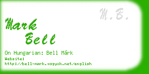 mark bell business card